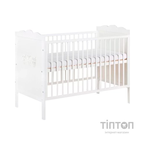 Ліжечко Klups Marsell 120 х 60 см Біле (MARSELL3)