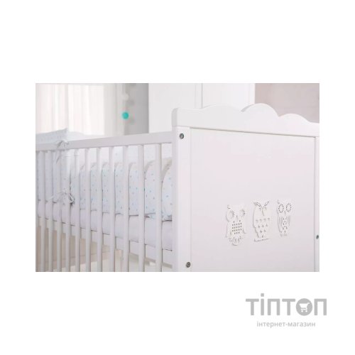 Ліжечко Klups Marsell 120 х 60 см Біле (MARSELL3)