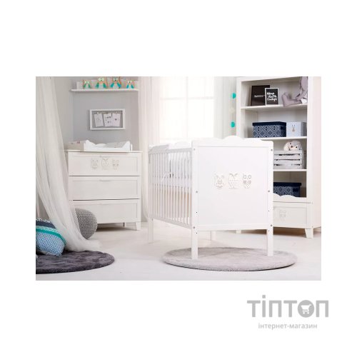 Ліжечко Klups Marsell 120 х 60 см Біле (MARSELL3)