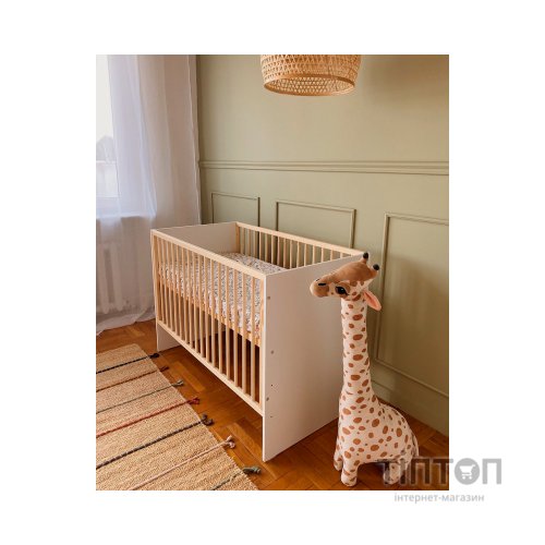 Ліжечко Klups Willy 120 х 60 см Біле/Сосна (WILLY1)