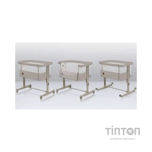 Ліжечко Lionelo приставне Aurora Beige Sand (LO-AURORA BEIGE SAND)