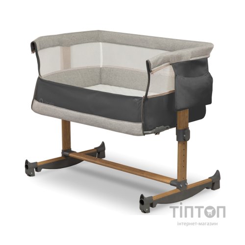 Ліжечко Lionelo приставне Leonie Grey Stone (LO-LEONIE GREY STONE)