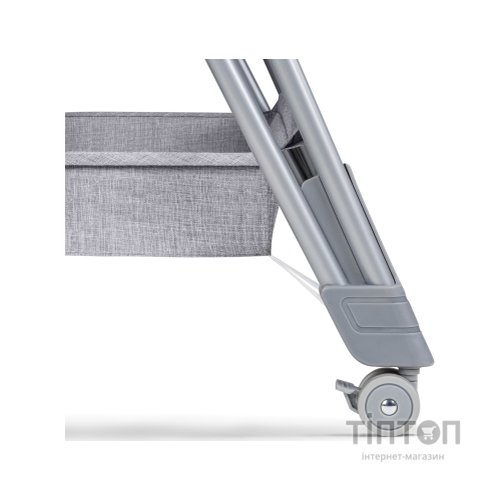 Ліжечко Lionelo приставне Luna Grey Concrete (LO-LUNA GREY CONCRETE)