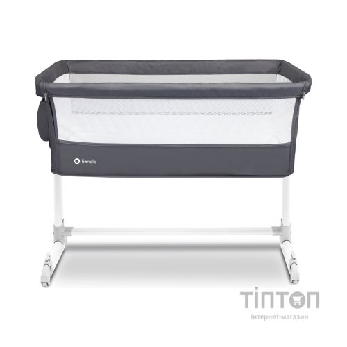 Ліжечко Lionelo приставне Theo Dark Grey (LO-THEO DARK GREY)
