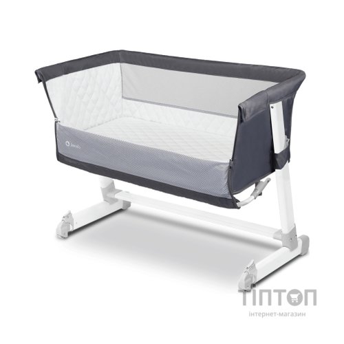 Ліжечко Lionelo приставне Theo Dark Grey (LO-THEO DARK GREY)