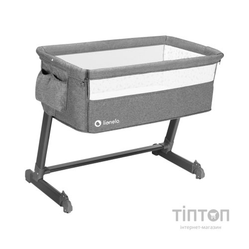 Ліжечко Lionelo приставне Theo Stone Natural (LO-THEO GREY STONE NATURAL)