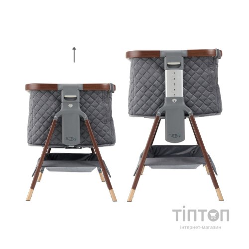 Ліжечко Tutti Bambini CoZee Luxe gray (211208/6581)