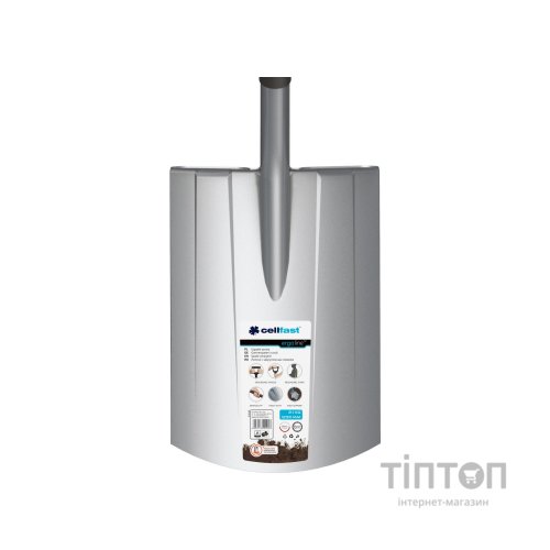 Лопата Cellfast Лопата пряма Cellfast ERGO, закруглене лезо, 123 см, 2.1 кг (40-001)