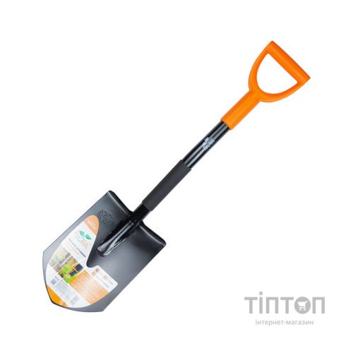 Лопата Flora штикова з металевою ручкою 285x195x800мм 1.6кг (5045224)