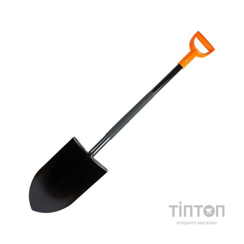 Лопата Flora штикова з металевою ручкою 365x210x1170мм 2.1кг (5045244)