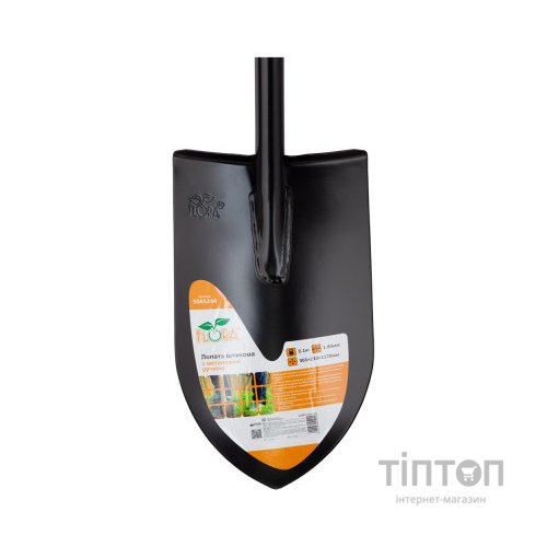 Лопата Flora штикова з металевою ручкою 365x210x1170мм 2.1кг (5045244)