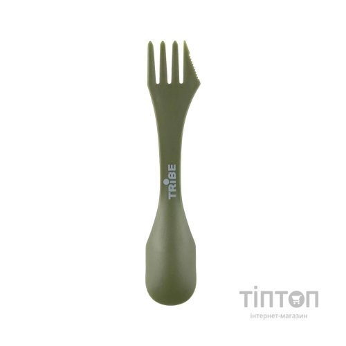 Ложка-виделка туристична Tribe Spork пластикова olive (T-FC-0031-olive)