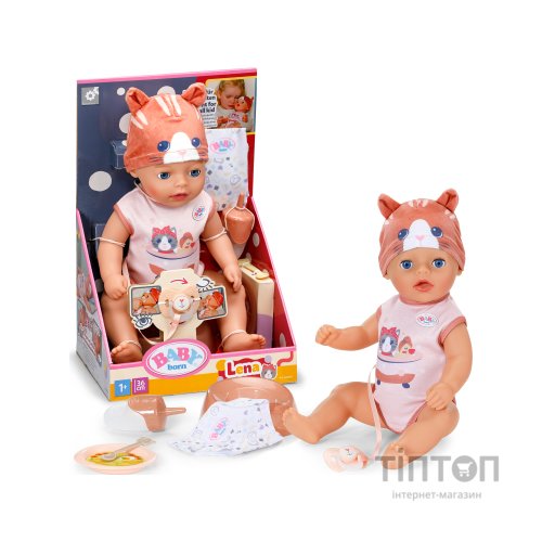 Лялька Baby Born Лена у костюмі котика 36 см (839560)