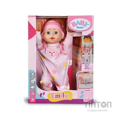Лялька Baby Born Перші кроки Емілі 43 см (838426)