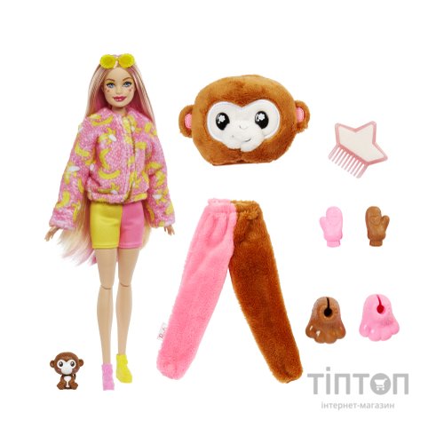 Лялька Barbie Cutie Reveal Друзі з джунглів Мавпеня (HKR01)