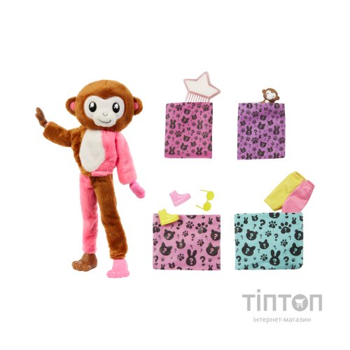 Лялька Barbie Cutie Reveal Друзі з джунглів Мавпеня (HKR01)