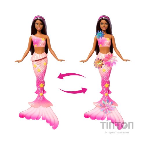 Лялька Barbie Fantastic fashion Квіткова магія Брюнетка (JDM73)
