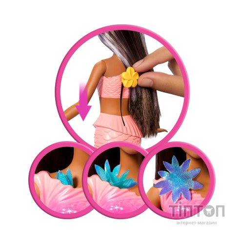 Лялька Barbie Fantastic fashion Квіткова магія Брюнетка (JDM73)