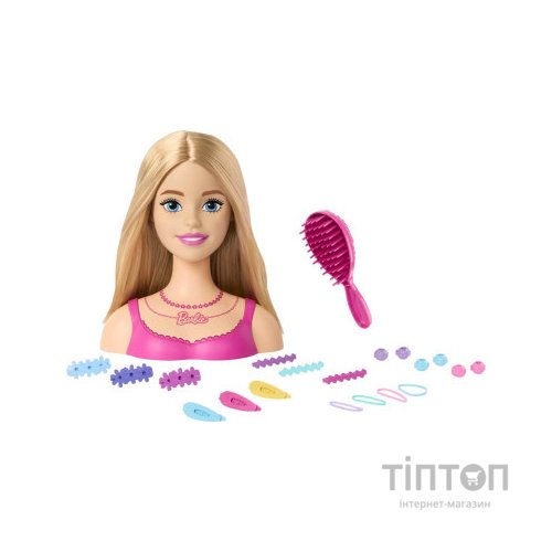 Лялька Barbie манекен для зачісок Класика Barbie з аксесуарами (HMD88)