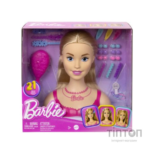 Лялька Barbie манекен для зачісок Класика Barbie з аксесуарами (HMD88)