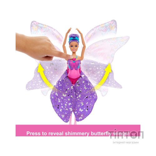 Лялька Barbie метелик Чарівні крильця серії Дрімтопія (HXJ10)