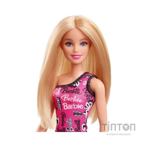 Лялька Barbie Супер стиль Блондинка у брендованій сукні (HRH07)