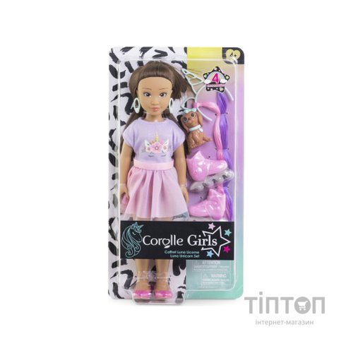 Лялька Corolle Girls Луна Стиль єдинорога з аксесуарами 28 см (9000600250)