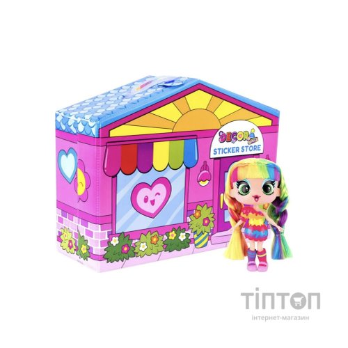 Лялька Decora Girlz Дизайнерський магазин наліпок (D1009)