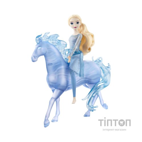 Лялька Disney Frozen Ельза та її крижаний кінь Нокк (HLW58)
