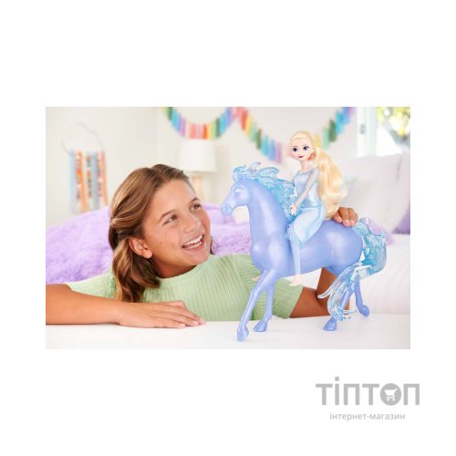 Лялька Disney Frozen Ельза та її крижаний кінь Нокк (HLW58)