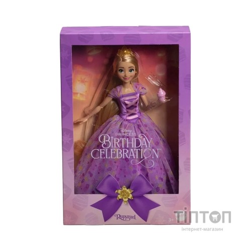 Лялька Disney Princess колекційна Рапунцель Особливий День народження (HYC38)