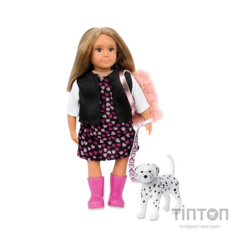 Лялька Lori Гиа с собачкой Далматинец 15 см (LO31058Z)