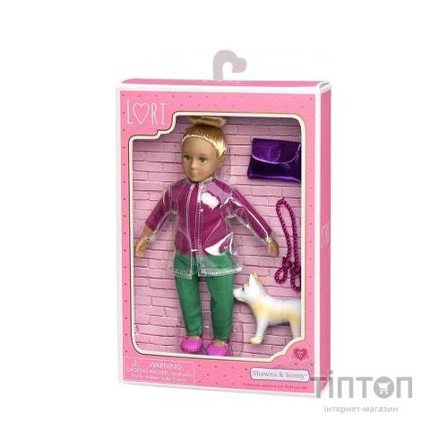 Лялька LORI Шауна с собачкой Сонни 15 см (LO31025Z)