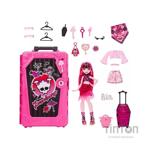 Лялька Monster High Набір-сюрприз Кошмарні канікули Жахо-секрети Дракулори (JDR50)