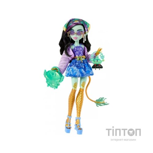 Лялька Monster High Набір-сюрприз Кошмарні канікули Жахо-секрети Джиніфаєр (JDR52)