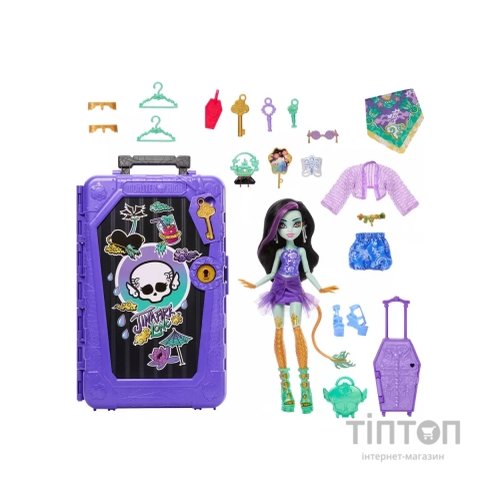 Лялька Monster High Набір-сюрприз Кошмарні канікули Жахо-секрети Джиніфаєр (JDR52)