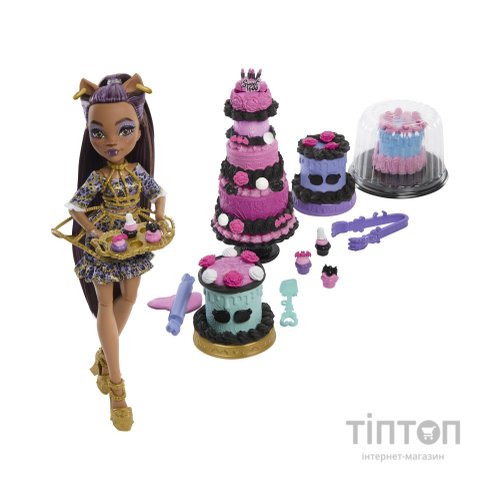 Лялька Monster High Страх який солодкий день народження Торт за рецептом Клодін (JBG78)