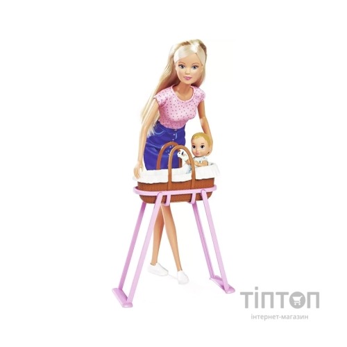 Лялька Simba набір Штеффі Час з малюком, з аксесуарами (5733706)