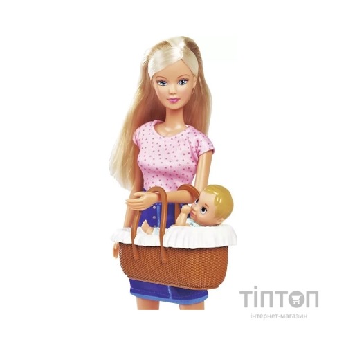 Лялька Simba набір Штеффі Час з малюком, з аксесуарами (5733706)