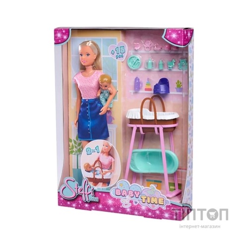 Лялька Simba набір Штеффі Час з малюком, з аксесуарами (5733706)