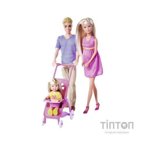 Лялька Simba набір Штеффі Щаслива родина (5733673)