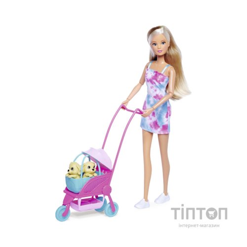 Лялька Simba набір Штеффі Цуценята на прогулянці, з аксесуарами (5733630)