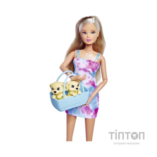 Лялька Simba набір Штеффі Цуценята на прогулянці, з аксесуарами (5733630)