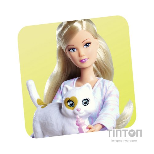 Лялька Simba набір Штеффі Вагітна кішка з 2 котенятами та аксесуарами (5733651)