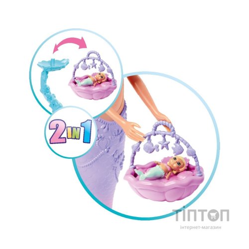 Лялька Simba набір Штеффі-вагітна та Кевін Сім''я русалок з малюком, аксесуари (5733524)