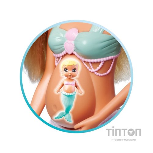 Лялька Simba набір Штеффі-вагітна та Кевін Сім''я русалок з малюком, аксесуари (5733524)