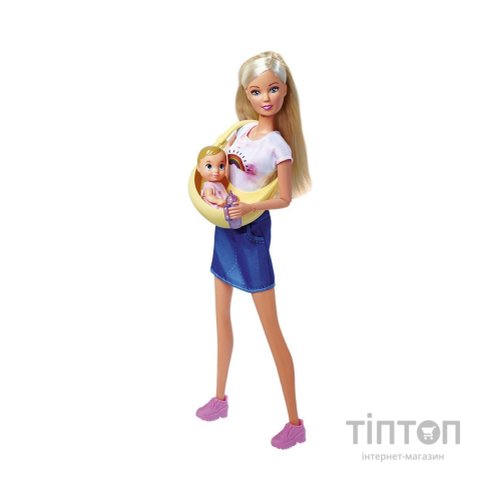 Лялька Simba набір Штеффі з малюком у слінгу, аксесуари (5733538)