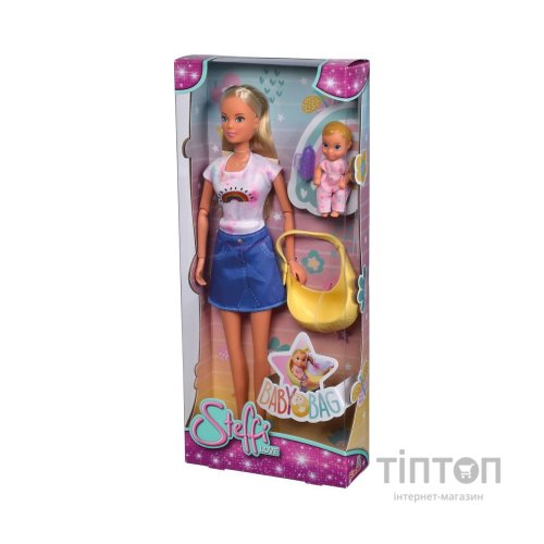 Лялька Simba набір Штеффі з малюком у слінгу, аксесуари (5733538)