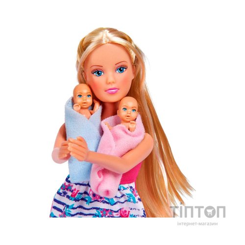 Лялька Simba Штеффі Вагітна двійнятами з немовлятами та аксесуари (5733333)