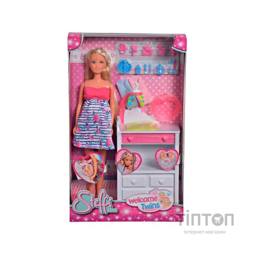Лялька Simba Штеффі Вагітна двійнятами з немовлятами та аксесуари (5733333)